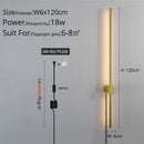 GobekUsa Black LED Wall Sconce for Living Room Bedroom Lighting