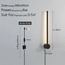 GobekUsa Black LED Wall Sconce for Living Room Bedroom Lighting