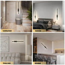 GobekUsa Black LED Wall Sconce Minimalist Home Decor Light Fixture