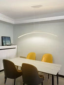 GobekUsa Black Line Chandelier: Elegant Salon Design, Luxury Lighting for Home and Restaurant