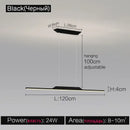 GobekUsa Black Line Chandelier: Elegant Salon Design, Luxury Lighting for Home and Restaurant
