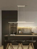 GobekUsa Black Line Chandelier: Elegant Salon Design, Luxury Lighting for Home and Restaurant