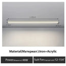 GobekUsa Black Linear LED Ceiling Lamp for Living Room, Aisle, Dining Room