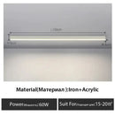 GobekUsa Black Linear LED Ceiling Lamp for Living Room, Aisle, Dining Room