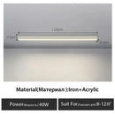 GobekUsa Black Linear LED Ceiling Lamp for Living Room, Aisle, Dining Room