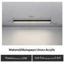GobekUsa Black Linear LED Ceiling Lamp for Living Room, Aisle, Dining Room