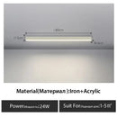 GobekUsa Black Linear LED Ceiling Light for Aisle, Bedroom, Dining, Living Room – Minimalist Design