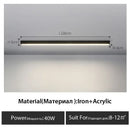 GobekUsa Black Linear LED Ceiling Light for Aisle, Bedroom, Dining, Living Room – Minimalist Design