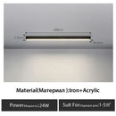 GobekUsa Black Linear LED Ceiling Light for Aisle, Bedroom, Dining, Living Room – Minimalist Design