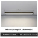 GobekUsa Black Linear LED Ceiling Light for Aisle, Bedroom, Dining, Living Room – Minimalist Design