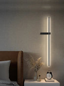 GobekUsa Black Long Strip Wall Lamp - Modern Minimalist Bedroom Living Room TV Wall Light