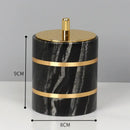 GobekUsa Black Marble Bathroom Accessories Set