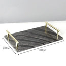 GobekUsa Black Marble Bathroom Accessories Set