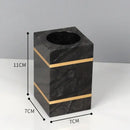 GobekUsa Black Marble Bathroom Accessories Set