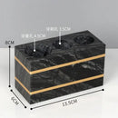 GobekUsa Black Marble Bathroom Accessories Set