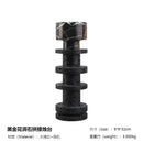 GobekUsa Black Marble Candle Holder for Elegant Table Centerpieces