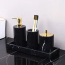 GobekUsa Black Marquina Marble Bathroom Set cue.opti