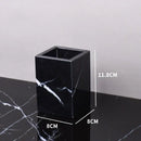 GobekUsa Black Marquina Marble Bathroom Set cue.opti