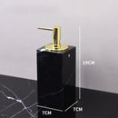 GobekUsa Black Marquina Marble Bathroom Set cue.opti