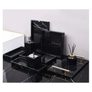 GobekUsa Black Marquina Marble Bathroom Set cue.opti