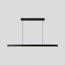 GobekUsa Black Metal Linear LED Pendant: Sleek Restaurant Island Light Fixture