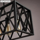 GobekUsa Black Metal Suspension Pendant Light for Dining Room and Warehouse