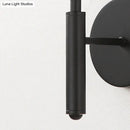 GobekUsa Black Modern Globe Wall Light with Clear Textured Glass and 1 Bulb