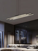GobekUsa Black Nordic Chandelier LED Light Minimalist Designer Style Bar Living Room
