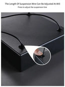 GobekUsa Black Nordic Chandelier LED Light Minimalist Designer Style Bar Living Room