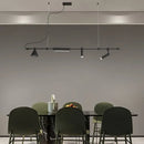 GobekUsa Black Nordic Designer Chandelier for Dining Room & Kitchen, Minimalist Home Decor Lighting
