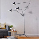 GobekUsa Black Nordic Floor Lamp for Living Room, Designer Aluminum Standing Light