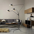 GobekUsa Black Nordic Floor Lamp for Living Room, Designer Aluminum Standing Light