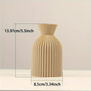 GobekUsa Black Plastic Vase - Stylish Boho Decor Centerpiece