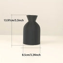 GobekUsa Black Plastic Vase - Stylish Boho Decor Centerpiece