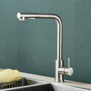 GobekUsa Black Pull Out Kitchen Faucet 360° Rotation 2 Ways Nozzle Hot Cold Mixer Tap