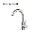 GobekUsa Black Stainless Steel Bathroom Faucet - Single Handle