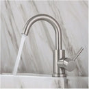 GobekUsa Black Stainless Steel Bathroom Faucet - Single Handle