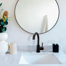 GobekUsa Black Stainless Steel Bathroom Faucet - Single Handle