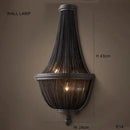GobekUsa Black Tassel Ceiling Chandelier: Designer Dimmable Home Decor for Living Room