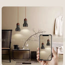 GobekUsa Black Travertine LED Pendant Lamp for Dining Living Room Bedroom and Cafe