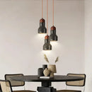 GobekUsa Black Travertine LED Pendant Lamp for Dining Living Room Bedroom and Cafe