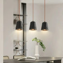 GobekUsa Black Travertine LED Pendant Lamp for Dining Living Room Bedroom and Cafe