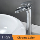 GobekUsa Black Waterfall Bathroom Faucet Mixer Tap