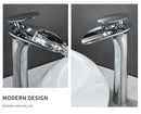 GobekUsa Black Waterfall Bathroom Faucet Mixer Tap
