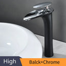 GobekUsa Black Waterfall Bathroom Faucet Mixer Tap