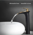 GobekUsa Black Waterfall Bathroom Faucet Mixer Tap