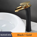 GobekUsa Black Waterfall Bathroom Faucet Mixer Tap