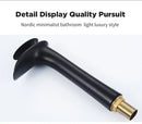 GobekUsa Black Waterfall Bathroom Faucet Mixer Tap