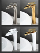 GobekUsa Black Waterfall Bathroom Faucet Mixer Tap