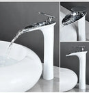GobekUsa Black Waterfall Bathroom Faucet Mixer Tap